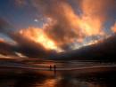 Romantic Sunset At Carmel Beach